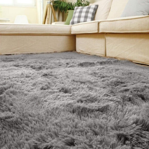 Grey Shag Rug - Picture 2 of 6